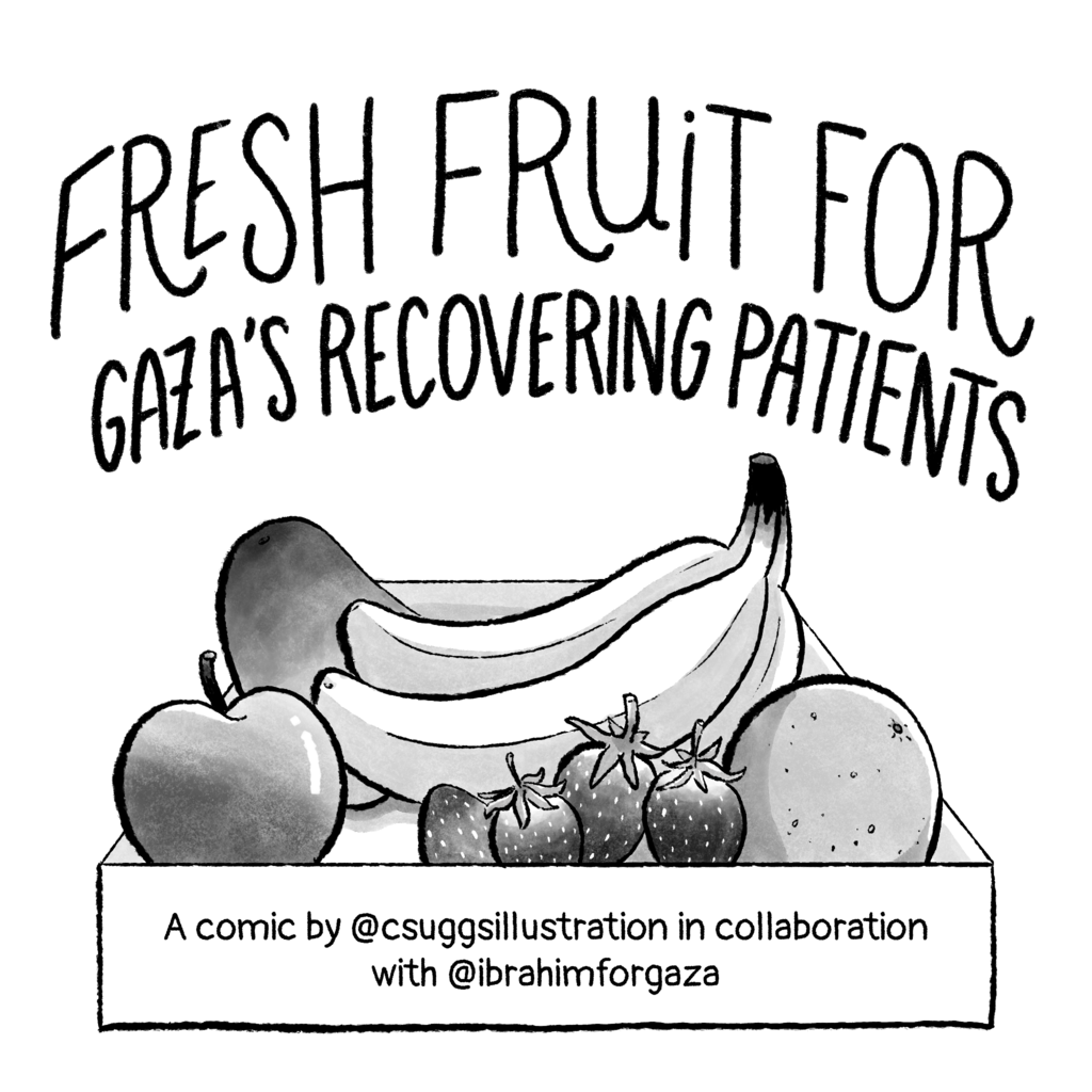 Fresh fruit for Gaza's recovering patients