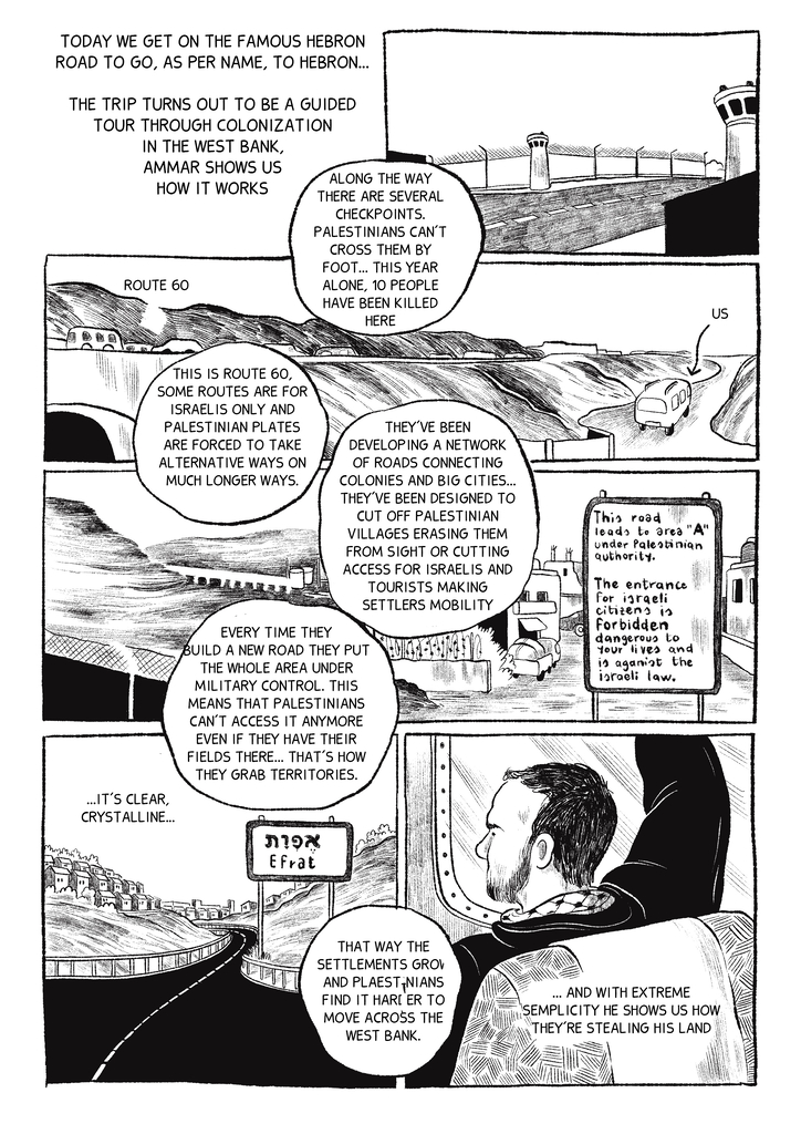 a page from Tracciato Palestina