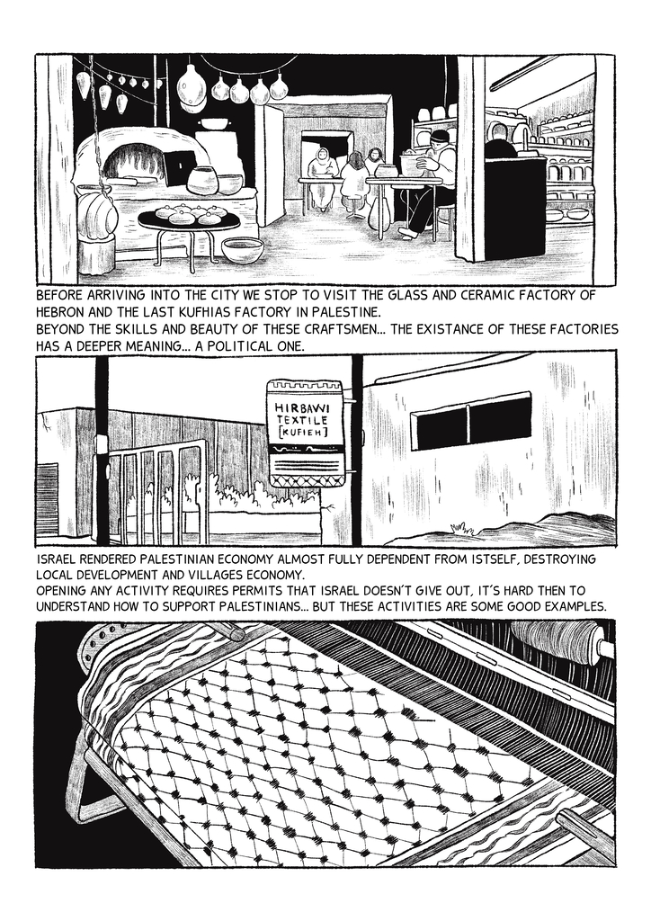 a page from Tracciato Palestina