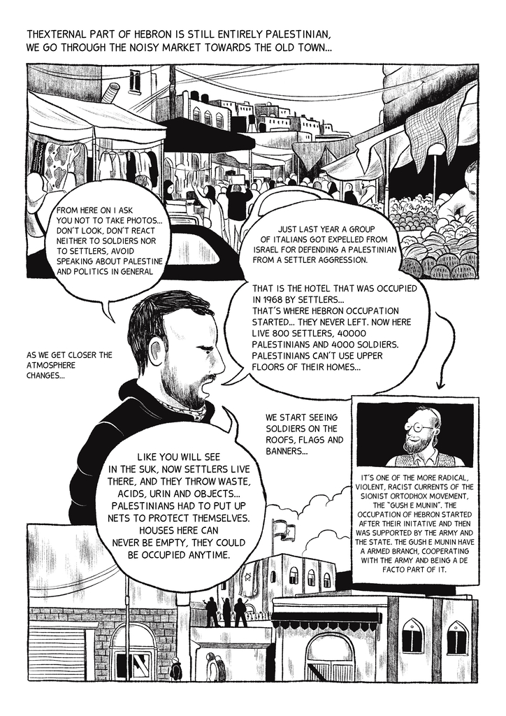 a page from Tracciato Palestina