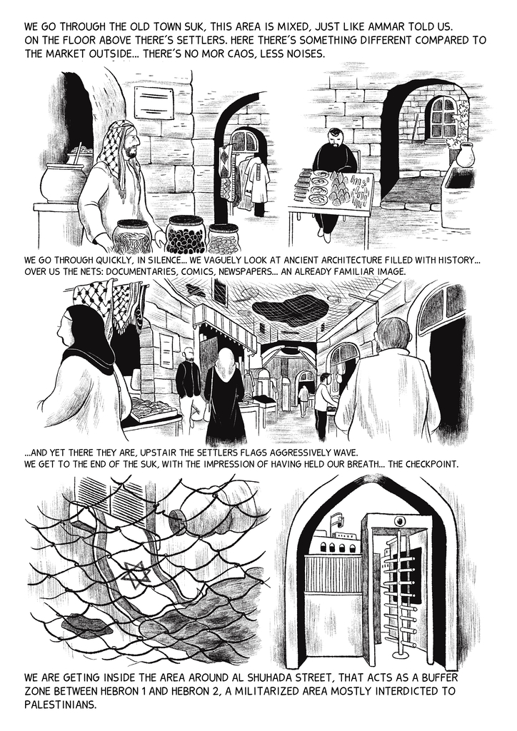 a page from Tracciato Palestina