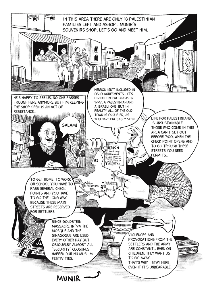 a page from Tracciato Palestina