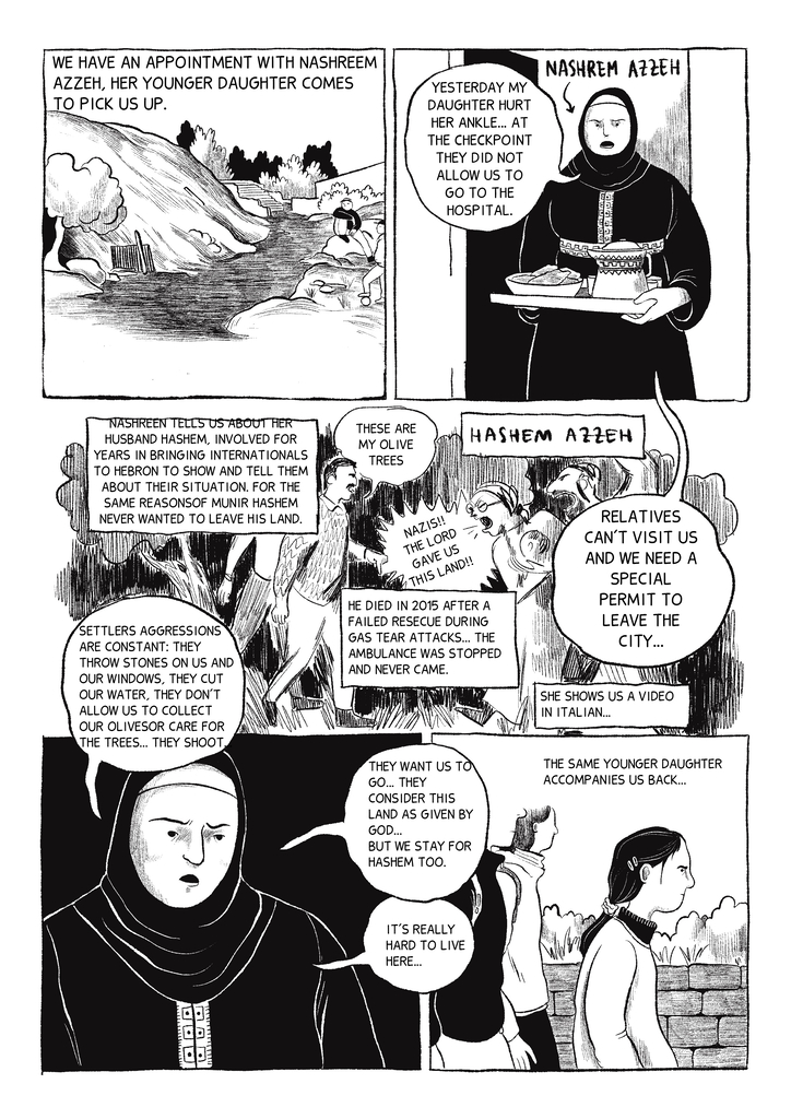 a page from Tracciato Palestina