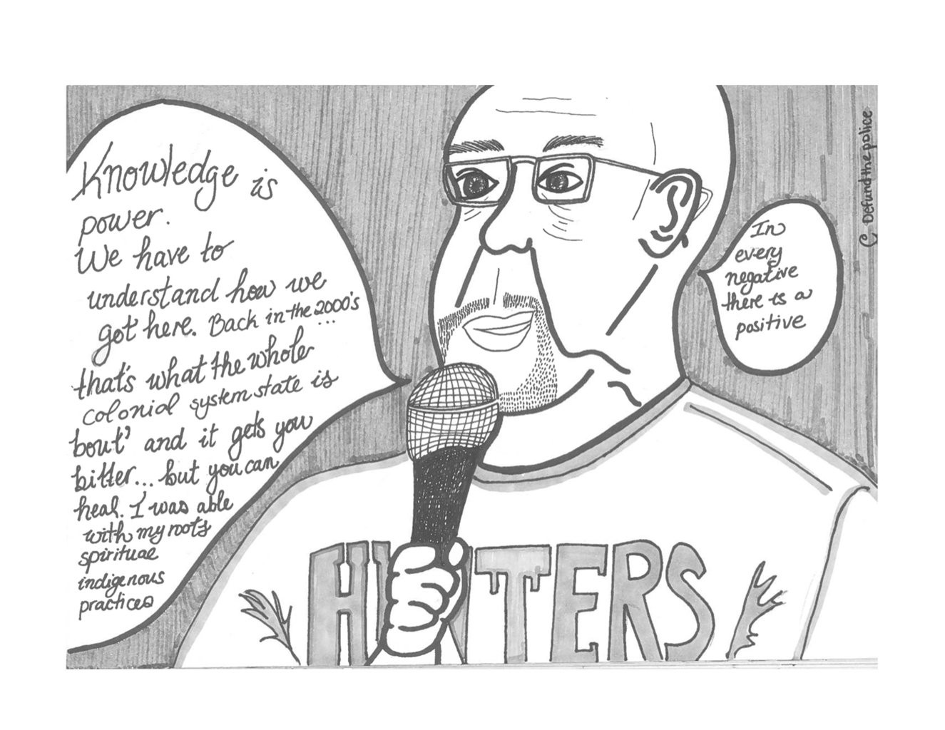 illustrations of palestinian protest meetings in quebec