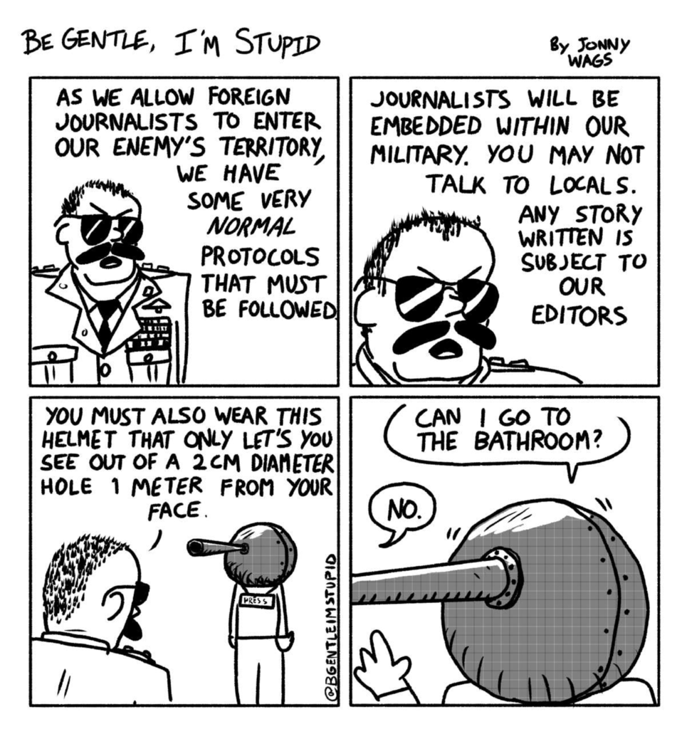 be gentle I’m stupid 4 panel comic