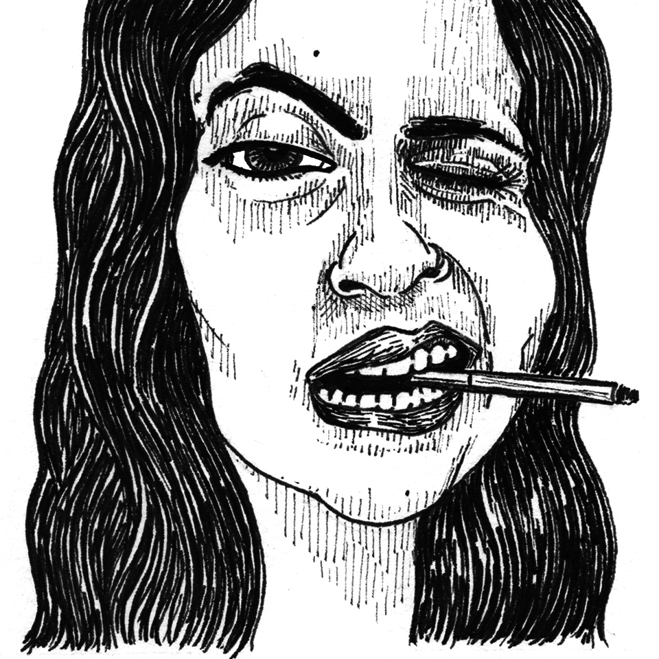 Nada Dalloul self-portrait