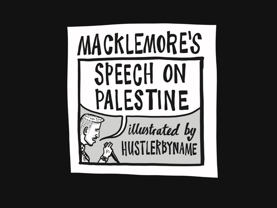Macklemore on Palestine page 1