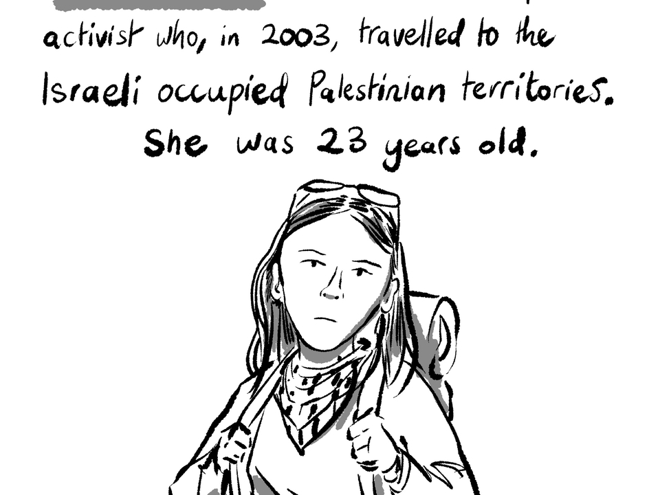 Rachel Corrie panel 1